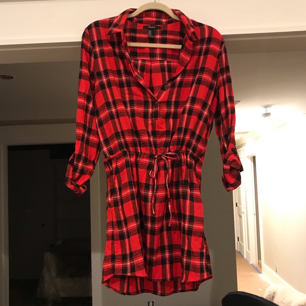 Forever 21 Flannel Dress